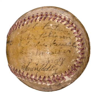 1946 Montreal Royals Team Signed Baseball With 24 Signatures Including Jackie Robinson (JSA)